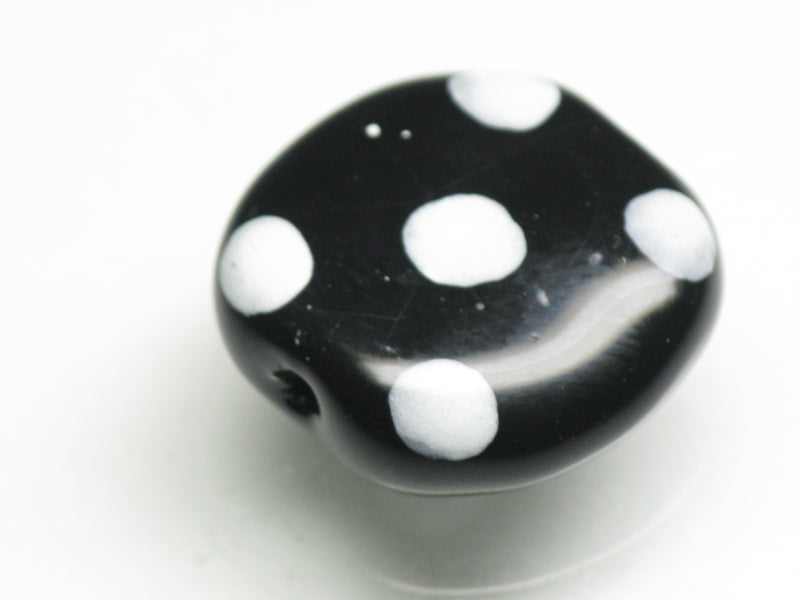 TOKO-BEADS KZ123-19 Kenyan ceramic bead 19mm KZ123-19 ケニアセラミックビーズ 19mmKazuri カズリビーズ Asian bead & African bead  Handmade,Lampeork,bead,asia,india,ethnic,parts,accessory,beads とんぼ玉,ビーズ,トンボ玉,アジア,インド,エスニック,手作り,パーツ,アクセサリー