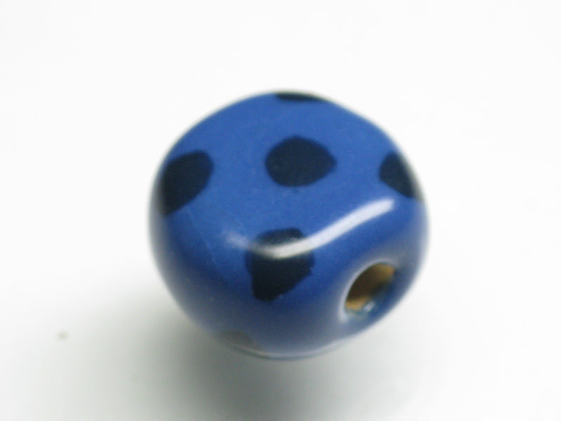 TOKO-BEADS KZ124-02 Kenyan ceramic bead 15mm KZ124-02 ケニアセラミックビーズ 15mmKazuri カズリビーズ Asian bead & African bead  Handmade,Lampeork,bead,asia,india,ethnic,parts,accessory,beads とんぼ玉,ビーズ,トンボ玉,アジア,インド,エスニック,手作り,パーツ,アクセサリー