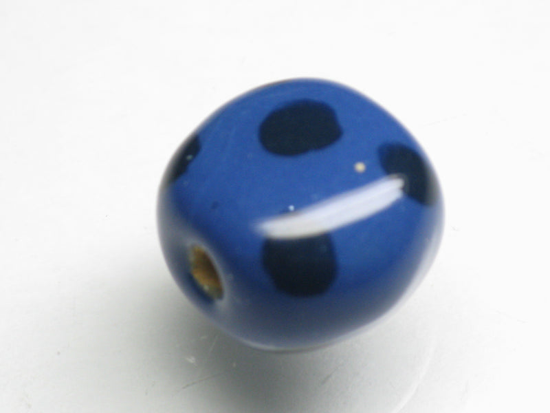 TOKO-BEADS KZ124-02 Kenyan ceramic bead 15mm KZ124-02 ケニアセラミックビーズ 15mmKazuri カズリビーズ Asian bead & African bead  Handmade,Lampeork,bead,asia,india,ethnic,parts,accessory,beads とんぼ玉,ビーズ,トンボ玉,アジア,インド,エスニック,手作り,パーツ,アクセサリー