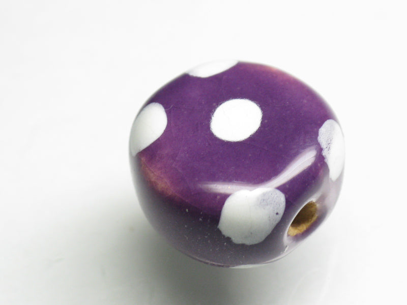 TOKO-BEADS KZ124-05 Kenyan ceramic bead 16mm KZ124-05 ケニアセラミックビーズ 16mmKazuri カズリビーズ Asian bead & African bead  Handmade,Lampeork,bead,asia,india,ethnic,parts,accessory,beads とんぼ玉,ビーズ,トンボ玉,アジア,インド,エスニック,手作り,パーツ,アクセサリー