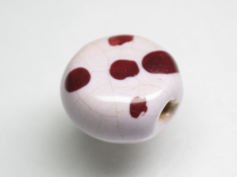 TOKO-BEADS KZ124-07 Kenyan ceramic bead 16mm KZ124-07 ケニアセラミックビーズ 16mmKazuri カズリビーズ Asian bead & African bead  Handmade,Lampeork,bead,asia,india,ethnic,parts,accessory,beads とんぼ玉,ビーズ,トンボ玉,アジア,インド,エスニック,手作り,パーツ,アクセサリー