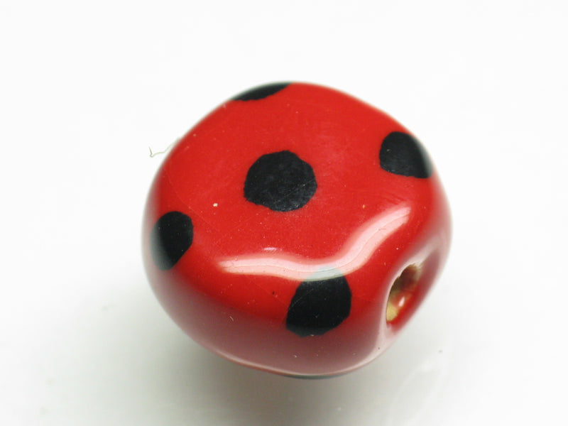 TOKO-BEADS KZ124-09 Kenyan ceramic bead 15.5mm KZ124-09 ケニアセラミックビーズ 15.5mmKazuri カズリビーズ Asian bead & African bead  Handmade,Lampeork,bead,asia,india,ethnic,parts,accessory,beads とんぼ玉,ビーズ,トンボ玉,アジア,インド,エスニック,手作り,パーツ,アクセサリー