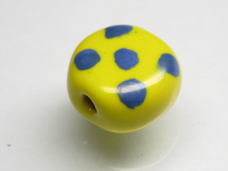 TOKO-BEADS KZ124-10 Kenyan ceramic bead 15mm KZ124-10 ケニアセラミックビーズ 15mmKazuri カズリビーズ Asian bead & African bead  Handmade,Lampeork,bead,asia,india,ethnic,parts,accessory,beads とんぼ玉,ビーズ,トンボ玉,アジア,インド,エスニック,手作り,パーツ,アクセサリー