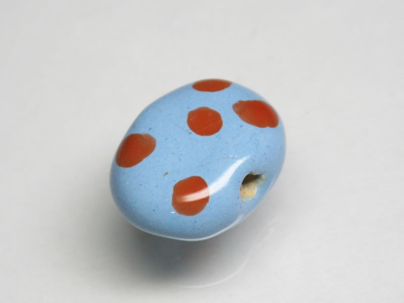 TOKO-BEADS KZ126-03 Kenyan ceramic bead 16mm KZ126-03 ケニアセラミックビーズ 16mmKazuri カズリビーズ Asian bead & African bead  Handmade,Lampeork,bead,asia,india,ethnic,parts,accessory,beads とんぼ玉,ビーズ,トンボ玉,アジア,インド,エスニック,手作り,パーツ,アクセサリー