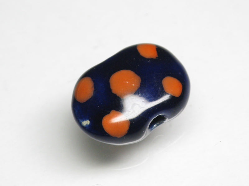 TOKO-BEADS KZ126-09 Kenyan ceramic bead 16mm KZ126-09 ケニアセラミックビーズ 16mmKazuri カズリビーズ Asian bead & African bead  Handmade,Lampeork,bead,asia,india,ethnic,parts,accessory,beads とんぼ玉,ビーズ,トンボ玉,アジア,インド,エスニック,手作り,パーツ,アクセサリー