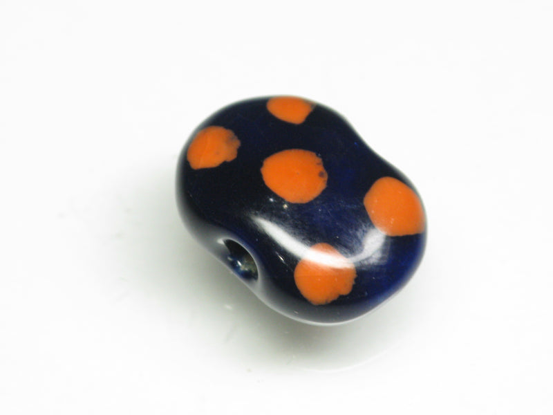 TOKO-BEADS KZ126-09 Kenyan ceramic bead 16mm KZ126-09 ケニアセラミックビーズ 16mmKazuri カズリビーズ Asian bead & African bead  Handmade,Lampeork,bead,asia,india,ethnic,parts,accessory,beads とんぼ玉,ビーズ,トンボ玉,アジア,インド,エスニック,手作り,パーツ,アクセサリー