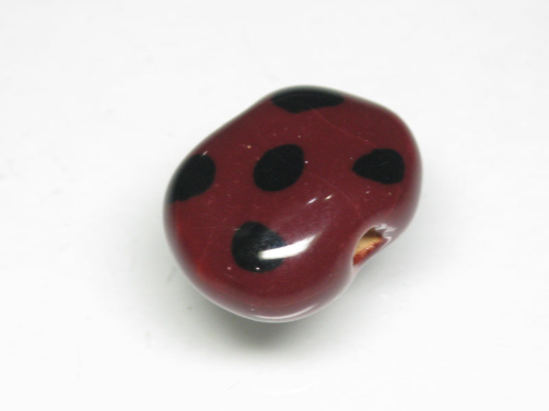 TOKO-BEADS KZ126-15 Kenyan ceramic bead 17mm KZ126-15 ケニアセラミックビーズ 17mmKazuri カズリビーズ Asian bead & African bead  Handmade,Lampeork,bead,asia,india,ethnic,parts,accessory,beads とんぼ玉,ビーズ,トンボ玉,アジア,インド,エスニック,手作り,パーツ,アクセサリー