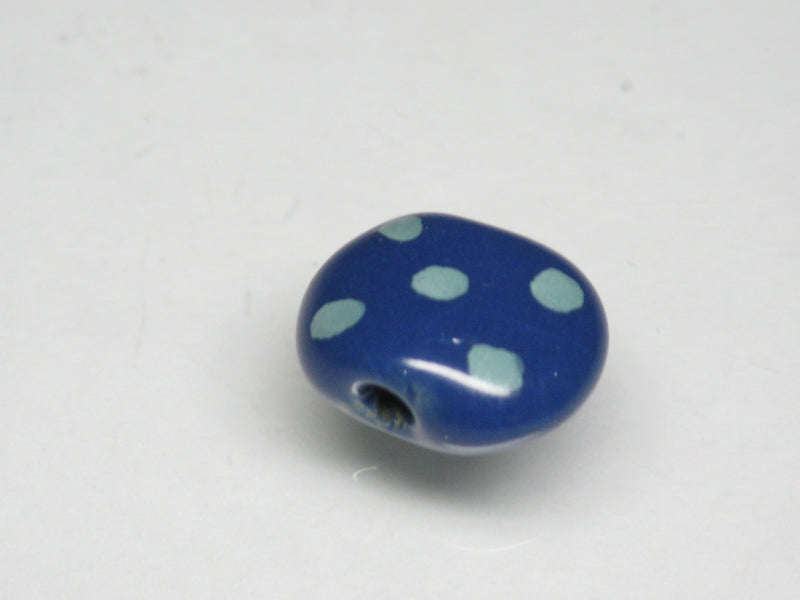 TOKO-BEADS KZ127-05 Kenyan ceramic bead 13mm KZ127-05 ケニアセラミックビーズ 13mmKazuri カズリビーズ Asian bead & African bead  Handmade,Lampeork,bead,asia,india,ethnic,parts,accessory,beads とんぼ玉,ビーズ,トンボ玉,アジア,インド,エスニック,手作り,パーツ,アクセサリー