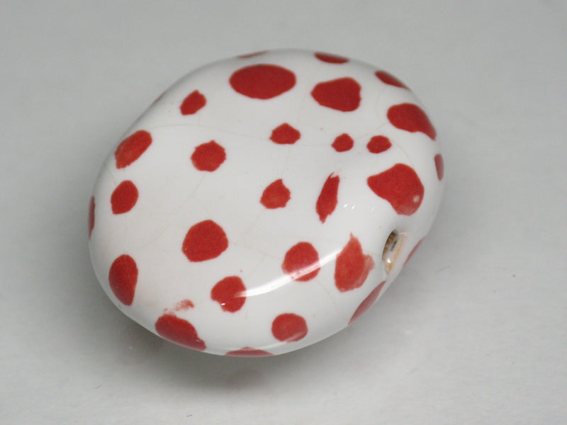 TOKO-BEADS KZ131-04 Kenyan ceramic bead 22.5mm KZ131-04 ケニアセラミックビーズ 22.5mmKazuri カズリビーズ Asian bead & African bead  Handmade,Lampeork,bead,asia,india,ethnic,parts,accessory,beads とんぼ玉,ビーズ,トンボ玉,アジア,インド,エスニック,手作り,パーツ,アクセサリー