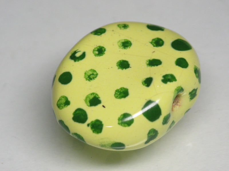 TOKO-BEADS KZ131-06 Kenyan ceramic bead 23mm KZ131-06 ケニアセラミックビーズ 23mmKazuri カズリビーズ Asian bead & African bead  Handmade,Lampeork,bead,asia,india,ethnic,parts,accessory,beads とんぼ玉,ビーズ,トンボ玉,アジア,インド,エスニック,手作り,パーツ,アクセサリー