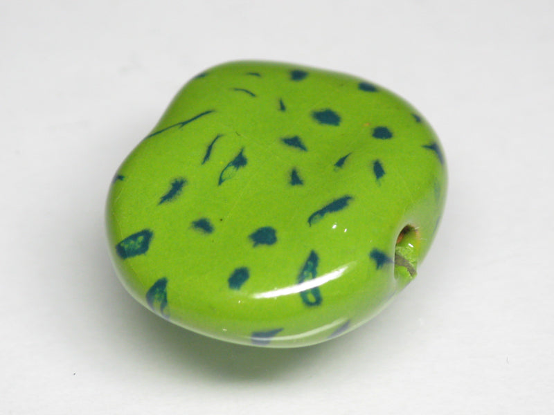 TOKO-BEADS KZ131-09 Kenyan ceramic bead 21mm KZ131-09 ケニアセラミックビーズ 21mmKazuri カズリビーズ Asian bead & African bead  Handmade,Lampeork,bead,asia,india,ethnic,parts,accessory,beads とんぼ玉,ビーズ,トンボ玉,アジア,インド,エスニック,手作り,パーツ,アクセサリー