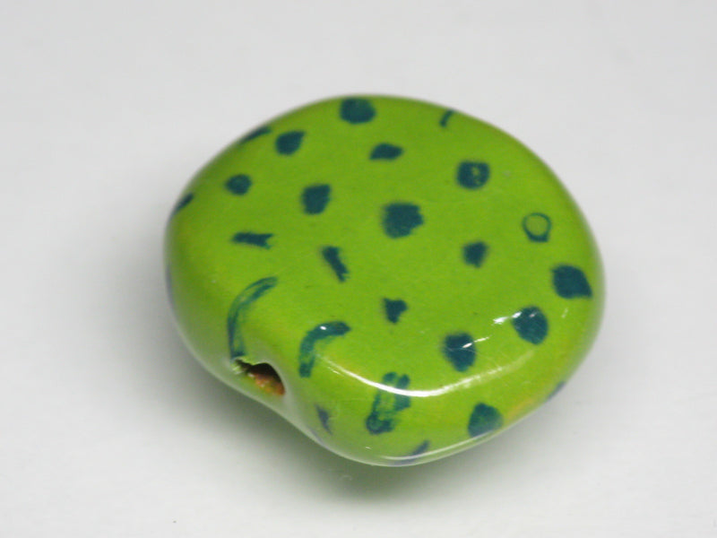 TOKO-BEADS KZ131-09 Kenyan ceramic bead 21mm KZ131-09 ケニアセラミックビーズ 21mmKazuri カズリビーズ Asian bead & African bead  Handmade,Lampeork,bead,asia,india,ethnic,parts,accessory,beads とんぼ玉,ビーズ,トンボ玉,アジア,インド,エスニック,手作り,パーツ,アクセサリー