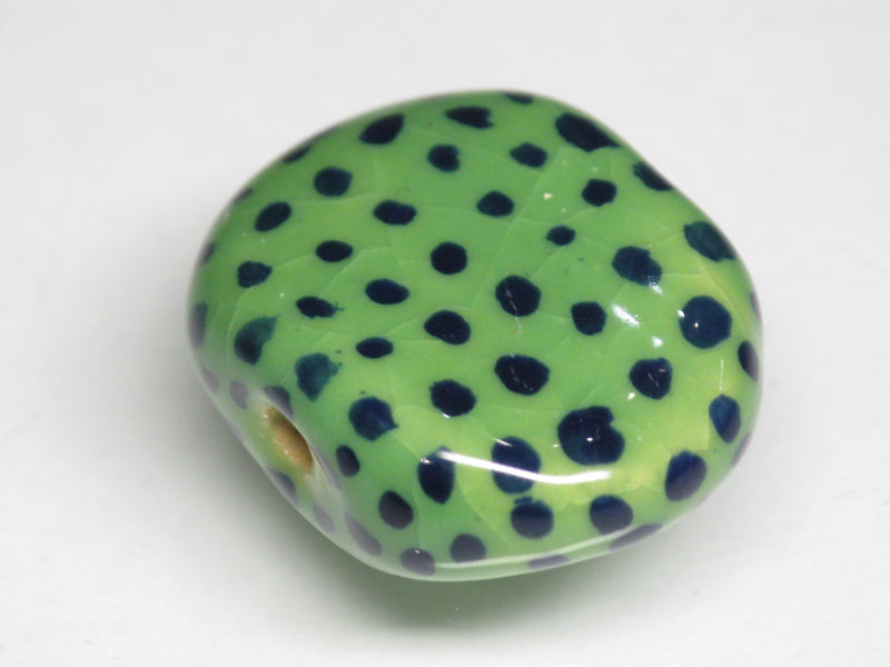 TOKO-BEADS KZ131-12 Kenyan ceramic bead 23mm KZ131-12 ケニアセラミックビーズ 23mmKazuri カズリビーズ Asian bead & African bead  Handmade,Lampeork,bead,asia,india,ethnic,parts,accessory,beads とんぼ玉,ビーズ,トンボ玉,アジア,インド,エスニック,手作り,パーツ,アクセサリー