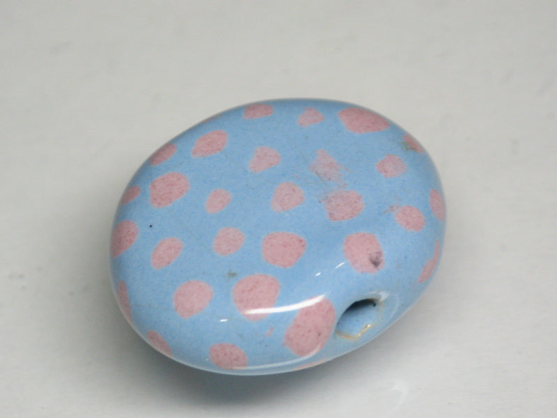 TOKO-BEADS KZ131-15 Kenyan ceramic bead 22mm KZ131-15 ケニアセラミックビーズ 22mmKazuri カズリビーズ Asian bead & African bead  Handmade,Lampeork,bead,asia,india,ethnic,parts,accessory,beads とんぼ玉,ビーズ,トンボ玉,アジア,インド,エスニック,手作り,パーツ,アクセサリー