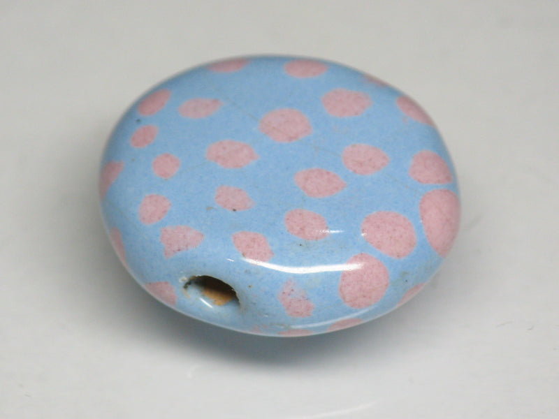 TOKO-BEADS KZ131-15 Kenyan ceramic bead 22mm KZ131-15 ケニアセラミックビーズ 22mmKazuri カズリビーズ Asian bead & African bead  Handmade,Lampeork,bead,asia,india,ethnic,parts,accessory,beads とんぼ玉,ビーズ,トンボ玉,アジア,インド,エスニック,手作り,パーツ,アクセサリー