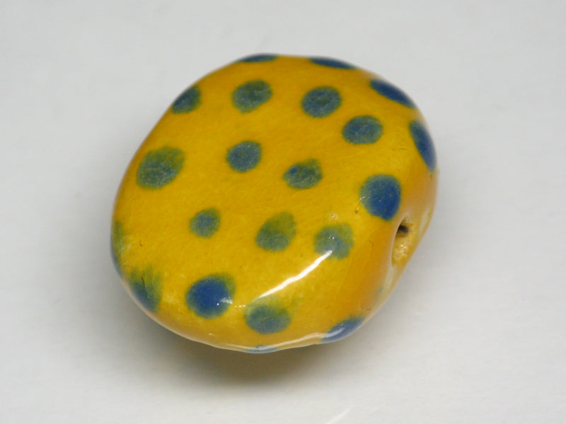TOKO-BEADS KZ131-17 Kenyan ceramic bead 22mm KZ131-17 ケニアセラミックビーズ 22mmKazuri カズリビーズ Asian bead & African bead  Handmade,Lampeork,bead,asia,india,ethnic,parts,accessory,beads とんぼ玉,ビーズ,トンボ玉,アジア,インド,エスニック,手作り,パーツ,アクセサリー