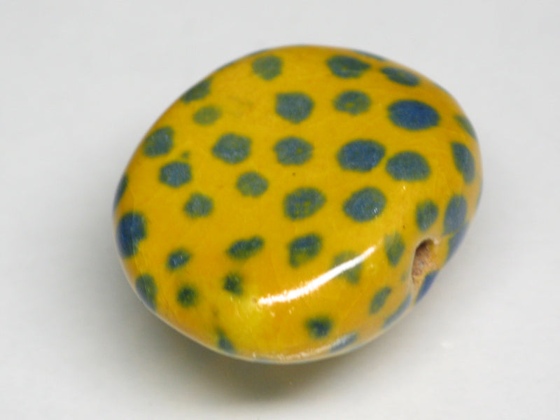 TOKO-BEADS KZ131-20 Kenyan ceramic bead 23mm KZ131-20 ケニアセラミックビーズ 23mmKazuri カズリビーズ Asian bead & African bead  Handmade,Lampeork,bead,asia,india,ethnic,parts,accessory,beads とんぼ玉,ビーズ,トンボ玉,アジア,インド,エスニック,手作り,パーツ,アクセサリー