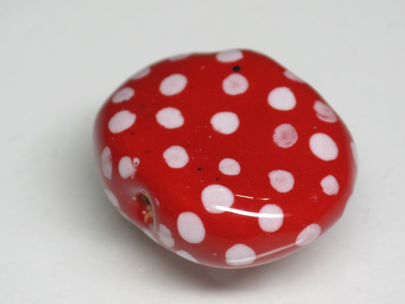 TOKO-BEADS KZ131-25 Kenyan ceramic bead 22mm KZ131-25 ケニアセラミックビーズ 22mmKazuri カズリビーズ Asian bead & African bead  Handmade,Lampeork,bead,asia,india,ethnic,parts,accessory,beads とんぼ玉,ビーズ,トンボ玉,アジア,インド,エスニック,手作り,パーツ,アクセサリー