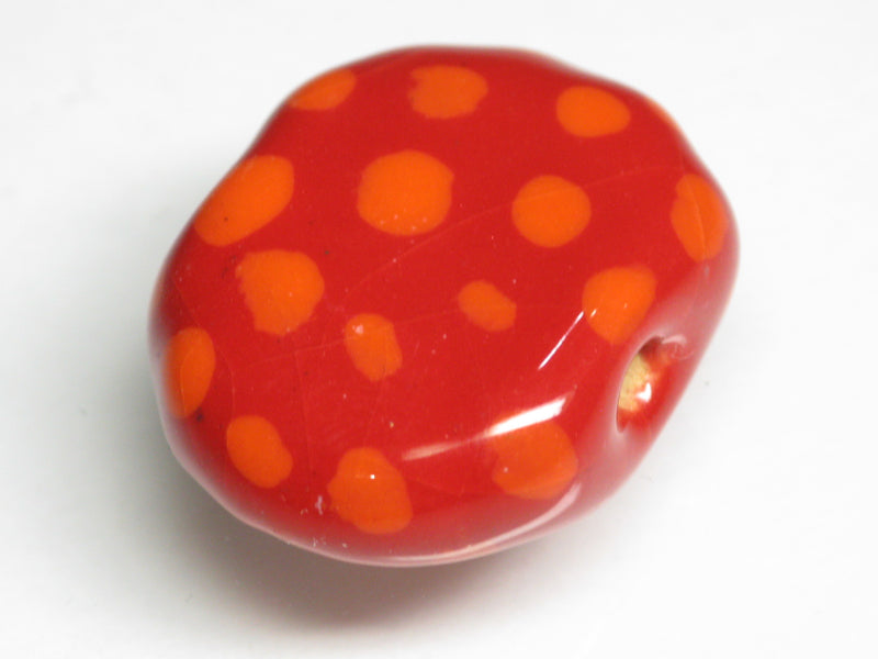 TOKO-BEADS KZ131-27 Kenyan ceramic bead 22mm KZ131-27 ケニアセラミックビーズ 22mmKazuri カズリビーズ Asian bead & African bead  Handmade,Lampeork,bead,asia,india,ethnic,parts,accessory,beads とんぼ玉,ビーズ,トンボ玉,アジア,インド,エスニック,手作り,パーツ,アクセサリー