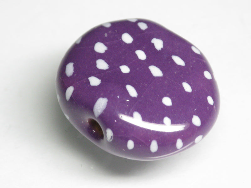 TOKO-BEADS KZ131-28 Kenyan ceramic bead 22mm KZ131-28 ケニアセラミックビーズ 22mmKazuri カズリビーズ Asian bead & African bead  Handmade,Lampeork,bead,asia,india,ethnic,parts,accessory,beads とんぼ玉,ビーズ,トンボ玉,アジア,インド,エスニック,手作り,パーツ,アクセサリー