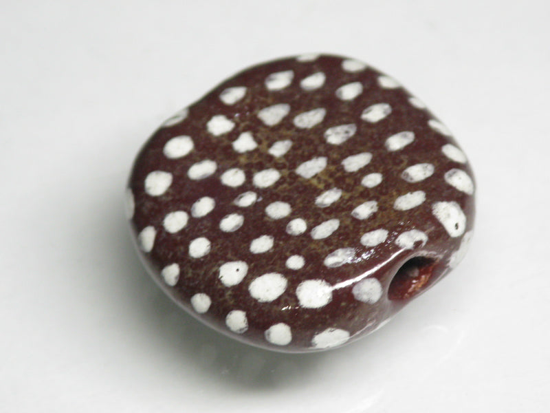 TOKO-BEADS KZ131-32 Kenyan ceramic bead 21mm KZ131-32 ケニアセラミックビーズ 21mmKazuri カズリビーズ Asian bead & African bead  Handmade,Lampeork,bead,asia,india,ethnic,parts,accessory,beads とんぼ玉,ビーズ,トンボ玉,アジア,インド,エスニック,手作り,パーツ,アクセサリー