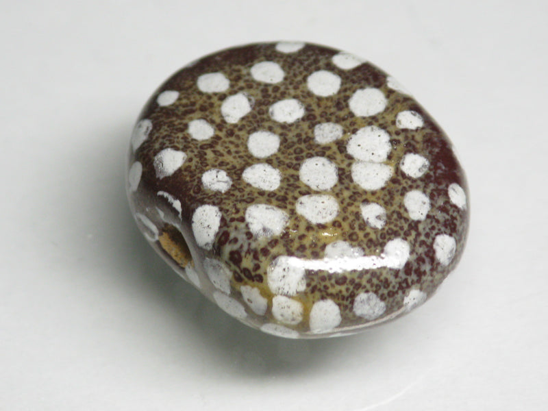 TOKO-BEADS KZ131-33 Kenyan ceramic bead 23mm KZ131-33 ケニアセラミックビーズ 23mmKazuri カズリビーズ Asian bead & African bead  Handmade,Lampeork,bead,asia,india,ethnic,parts,accessory,beads とんぼ玉,ビーズ,トンボ玉,アジア,インド,エスニック,手作り,パーツ,アクセサリー