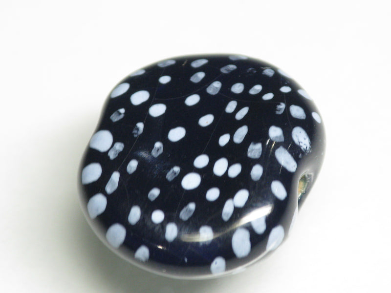 TOKO-BEADS KZ131-36 Kenyan ceramic bead 23mm KZ131-36 ケニアセラミックビーズ 23mmKazuri カズリビーズ Asian bead & African bead  Handmade,Lampeork,bead,asia,india,ethnic,parts,accessory,beads とんぼ玉,ビーズ,トンボ玉,アジア,インド,エスニック,手作り,パーツ,アクセサリー