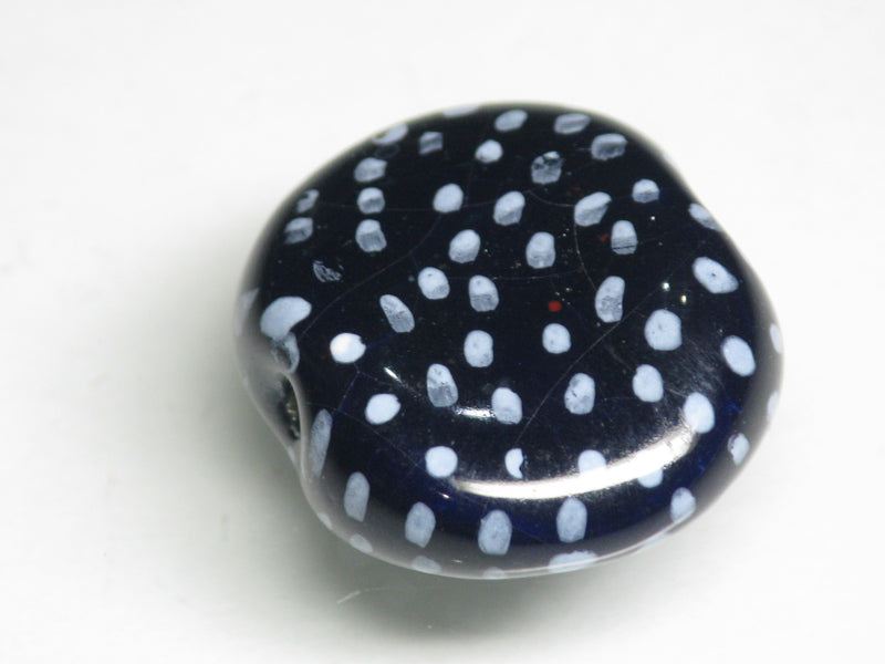 TOKO-BEADS KZ131-36 Kenyan ceramic bead 23mm KZ131-36 ケニアセラミックビーズ 23mmKazuri カズリビーズ Asian bead & African bead  Handmade,Lampeork,bead,asia,india,ethnic,parts,accessory,beads とんぼ玉,ビーズ,トンボ玉,アジア,インド,エスニック,手作り,パーツ,アクセサリー
