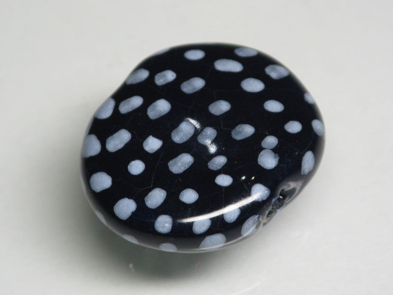 TOKO-BEADS KZ131-37 Kenyan ceramic bead 22mm KZ131-37 ケニアセラミックビーズ 22mmKazuri カズリビーズ Asian bead & African bead  Handmade,Lampeork,bead,asia,india,ethnic,parts,accessory,beads とんぼ玉,ビーズ,トンボ玉,アジア,インド,エスニック,手作り,パーツ,アクセサリー