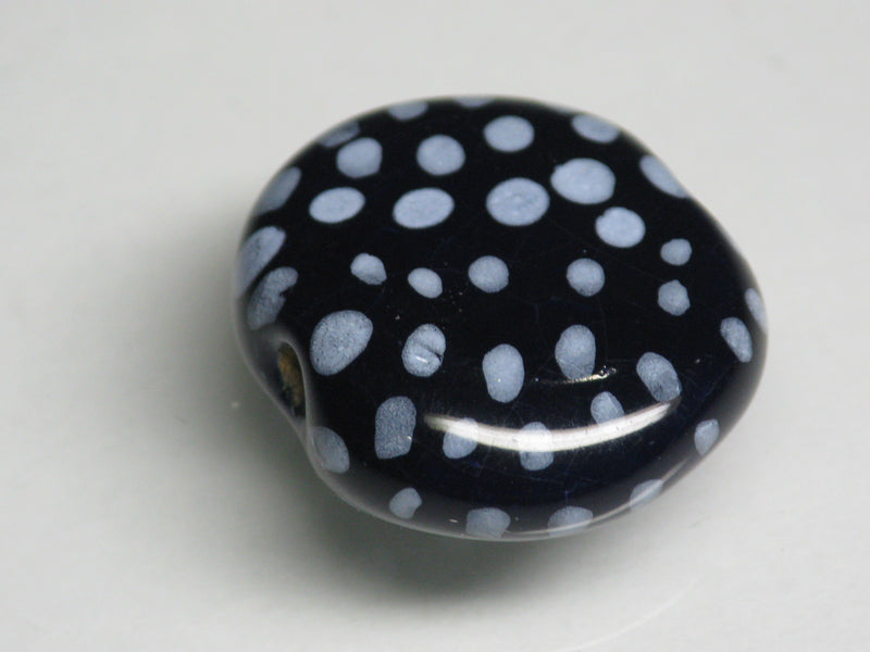 TOKO-BEADS KZ131-37 Kenyan ceramic bead 22mm KZ131-37 ケニアセラミックビーズ 22mmKazuri カズリビーズ Asian bead & African bead  Handmade,Lampeork,bead,asia,india,ethnic,parts,accessory,beads とんぼ玉,ビーズ,トンボ玉,アジア,インド,エスニック,手作り,パーツ,アクセサリー