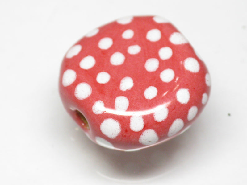 TOKO-BEADS KZ133-04 Kenyan ceramic bead 18mm KZ133-04 ケニアセラミックビーズ 18mmKazuri カズリビーズ Asian bead & African bead  Handmade,Lampeork,bead,asia,india,ethnic,parts,accessory,beads とんぼ玉,ビーズ,トンボ玉,アジア,インド,エスニック,手作り,パーツ,アクセサリー