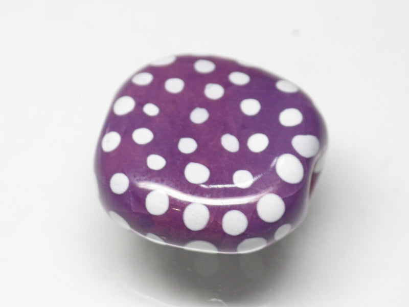 TOKO-BEADS KZ133-09 Kenyan ceramic bead 17mm KZ133-09 ケニアセラミックビーズ 17mmKazuri カズリビーズ Asian bead & African bead  Handmade,Lampeork,bead,asia,india,ethnic,parts,accessory,beads とんぼ玉,ビーズ,トンボ玉,アジア,インド,エスニック,手作り,パーツ,アクセサリー