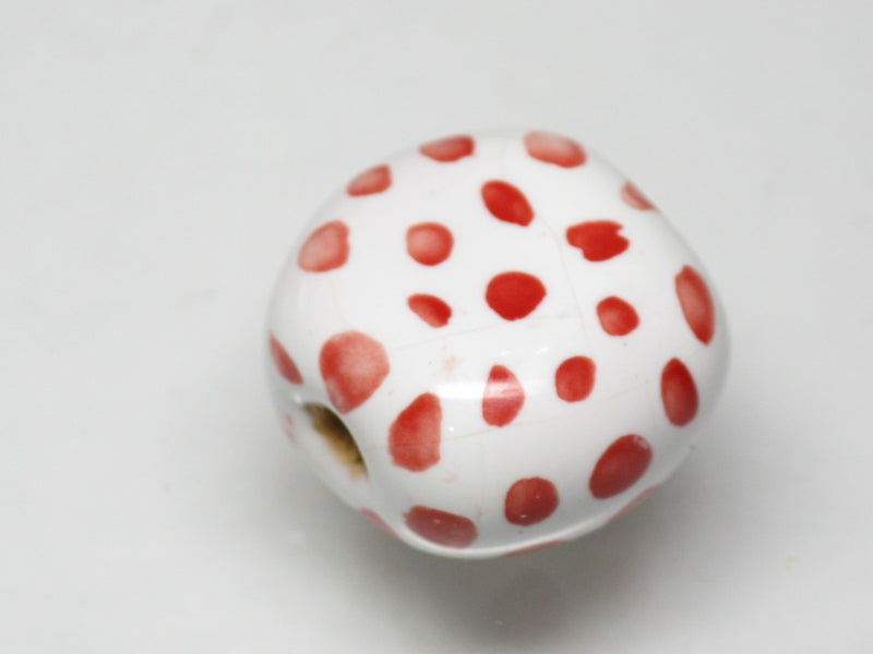 TOKO-BEADS KZ134-02 Kenyan ceramic bead 15mm KZ134-02 ケニアセラミックビーズ 15mmKazuri カズリビーズ Asian bead & African bead  Handmade,Lampeork,bead,asia,india,ethnic,parts,accessory,beads とんぼ玉,ビーズ,トンボ玉,アジア,インド,エスニック,手作り,パーツ,アクセサリー