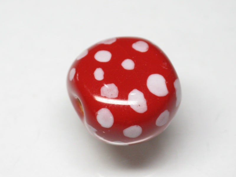 TOKO-BEADS KZ134-04 Kenyan ceramic bead 15mm KZ134-04 ケニアセラミックビーズ 15mmKazuri カズリビーズ Asian bead & African bead  Handmade,Lampeork,bead,asia,india,ethnic,parts,accessory,beads とんぼ玉,ビーズ,トンボ玉,アジア,インド,エスニック,手作り,パーツ,アクセサリー