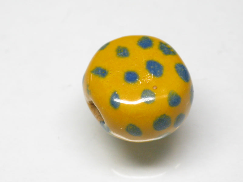 TOKO-BEADS KZ134-05 Kenyan ceramic bead 14.5mm KZ134-05 ケニアセラミックビーズ 14.5mmKazuri カズリビーズ Asian bead & African bead  Handmade,Lampeork,bead,asia,india,ethnic,parts,accessory,beads とんぼ玉,ビーズ,トンボ玉,アジア,インド,エスニック,手作り,パーツ,アクセサリー