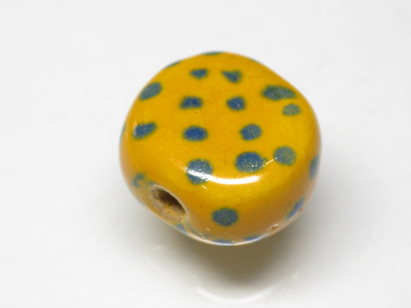 TOKO-BEADS KZ134-06 Kenyan ceramic bead 15.5mm KZ134-06 ケニアセラミックビーズ 15.5mmKazuri カズリビーズ Asian bead & African bead  Handmade,Lampeork,bead,asia,india,ethnic,parts,accessory,beads とんぼ玉,ビーズ,トンボ玉,アジア,インド,エスニック,手作り,パーツ,アクセサリー