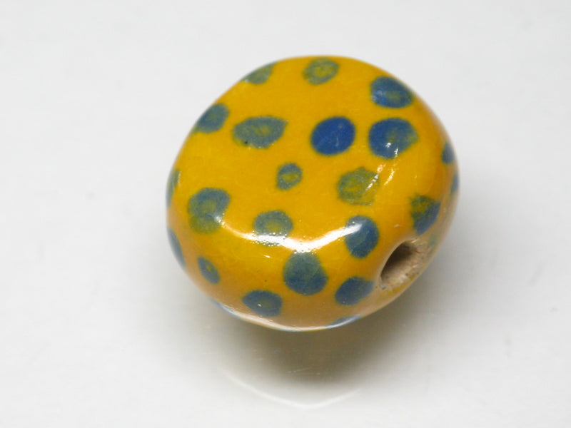 TOKO-BEADS KZ134-07 Kenyan ceramic bead 16mm KZ134-07 ケニアセラミックビーズ 16mmKazuri カズリビーズ Asian bead & African bead  Handmade,Lampeork,bead,asia,india,ethnic,parts,accessory,beads とんぼ玉,ビーズ,トンボ玉,アジア,インド,エスニック,手作り,パーツ,アクセサリー