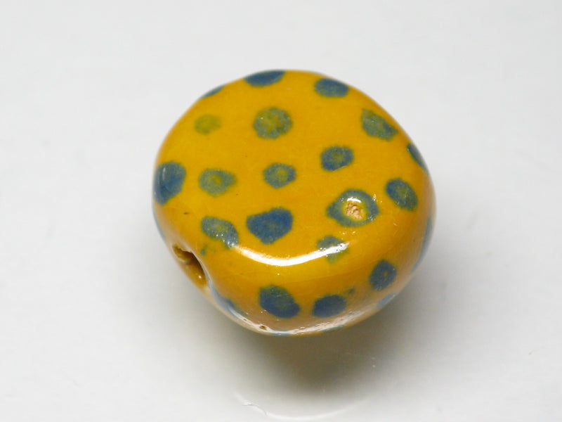 TOKO-BEADS KZ134-07 Kenyan ceramic bead 16mm KZ134-07 ケニアセラミックビーズ 16mmKazuri カズリビーズ Asian bead & African bead  Handmade,Lampeork,bead,asia,india,ethnic,parts,accessory,beads とんぼ玉,ビーズ,トンボ玉,アジア,インド,エスニック,手作り,パーツ,アクセサリー
