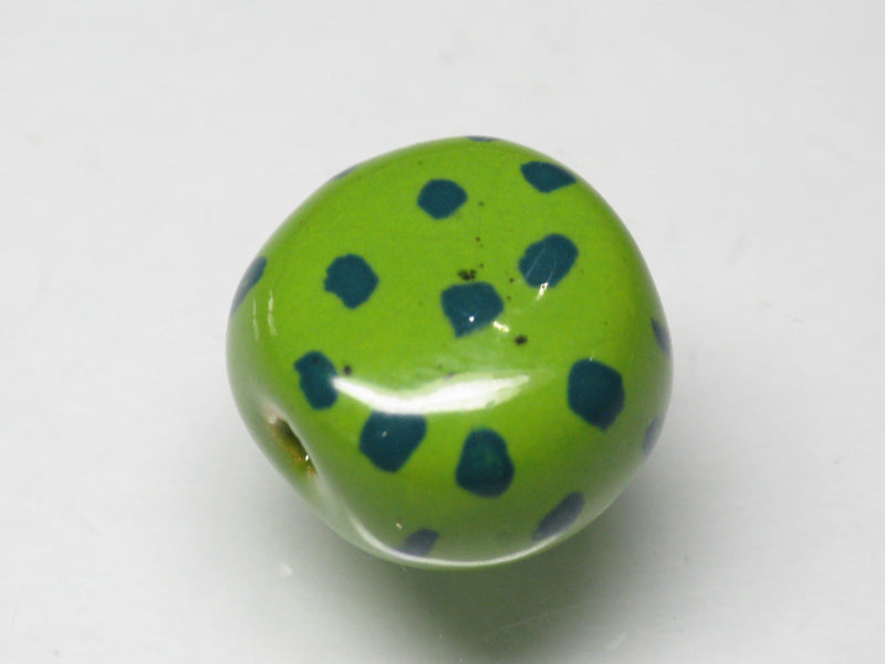 TOKO-BEADS KZ134-13 Kenyan ceramic bead 15mm KZ134-13 ケニアセラミックビーズ 15mmKazuri カズリビーズ Asian bead & African bead  Handmade,Lampeork,bead,asia,india,ethnic,parts,accessory,beads とんぼ玉,ビーズ,トンボ玉,アジア,インド,エスニック,手作り,パーツ,アクセサリー