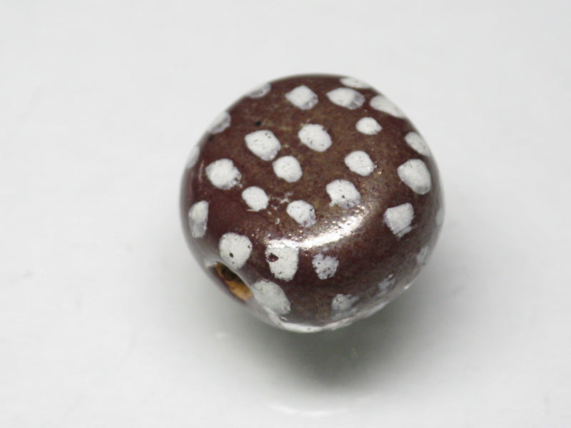 TOKO-BEADS KZ134-15 Kenyan ceramic bead 15mm KZ134-15 ケニアセラミックビーズ 15mmKazuri カズリビーズ Asian bead & African bead  Handmade,Lampeork,bead,asia,india,ethnic,parts,accessory,beads とんぼ玉,ビーズ,トンボ玉,アジア,インド,エスニック,手作り,パーツ,アクセサリー