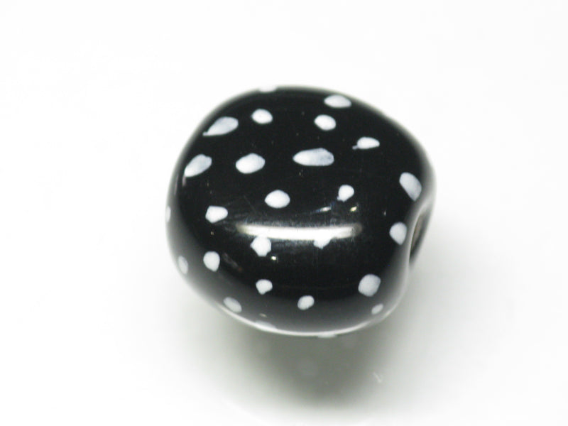 TOKO-BEADS KZ134-16 Kenyan ceramic bead 14.5mm KZ134-16 ケニアセラミックビーズ 14.5mmKazuri カズリビーズ Asian bead & African bead  Handmade,Lampeork,bead,asia,india,ethnic,parts,accessory,beads とんぼ玉,ビーズ,トンボ玉,アジア,インド,エスニック,手作り,パーツ,アクセサリー