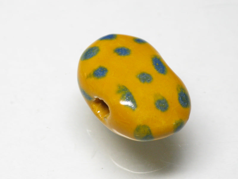 TOKO-BEADS KZ136-01 Kenyan ceramic bead 17mm KZ136-01 ケニアセラミックビーズ 17mmKazuri カズリビーズ Asian bead & African bead  Handmade,Lampeork,bead,asia,india,ethnic,parts,accessory,beads とんぼ玉,ビーズ,トンボ玉,アジア,インド,エスニック,手作り,パーツ,アクセサリー