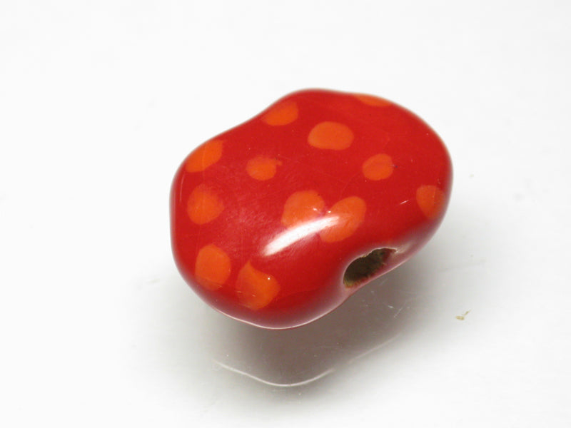 TOKO-BEADS KZ136-03 Kenyan ceramic bead 16mm KZ136-03 ケニアセラミックビーズ 16mmKazuri カズリビーズ Asian bead & African bead  Handmade,Lampeork,bead,asia,india,ethnic,parts,accessory,beads とんぼ玉,ビーズ,トンボ玉,アジア,インド,エスニック,手作り,パーツ,アクセサリー