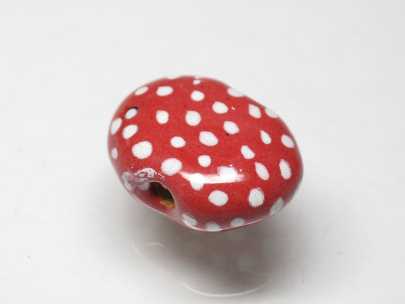 TOKO-BEADS KZ136-05 Kenyan ceramic bead 16mm KZ136-05 ケニアセラミックビーズ 16mmKazuri カズリビーズ Asian bead & African bead  Handmade,Lampeork,bead,asia,india,ethnic,parts,accessory,beads とんぼ玉,ビーズ,トンボ玉,アジア,インド,エスニック,手作り,パーツ,アクセサリー