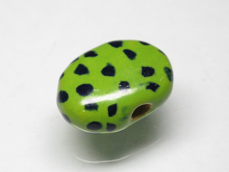 TOKO-BEADS KZ136-06 Kenyan ceramic bead 16.5mm KZ136-06 ケニアセラミックビーズ 16.5mmKazuri カズリビーズ Asian bead & African bead  Handmade,Lampeork,bead,asia,india,ethnic,parts,accessory,beads とんぼ玉,ビーズ,トンボ玉,アジア,インド,エスニック,手作り,パーツ,アクセサリー