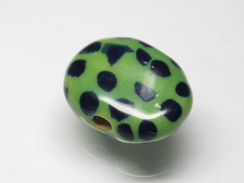 TOKO-BEADS KZ136-07 Kenyan ceramic bead 17mm KZ136-07 ケニアセラミックビーズ 17mmKazuri カズリビーズ Asian bead & African bead  Handmade,Lampeork,bead,asia,india,ethnic,parts,accessory,beads とんぼ玉,ビーズ,トンボ玉,アジア,インド,エスニック,手作り,パーツ,アクセサリー