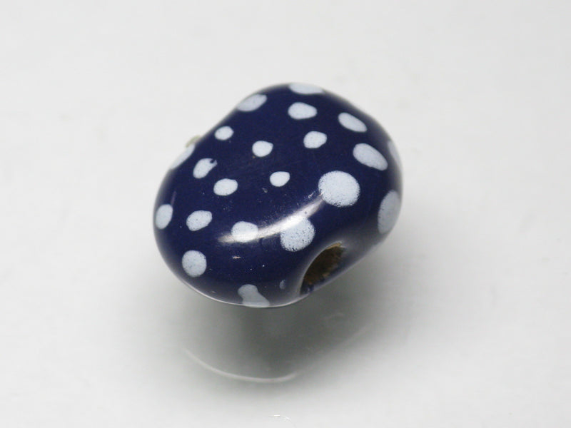 TOKO-BEADS KZ136-09 Kenyan ceramic bead 14mm KZ136-09 ケニアセラミックビーズ 14mmKazuri カズリビーズ Asian bead & African bead  Handmade,Lampeork,bead,asia,india,ethnic,parts,accessory,beads とんぼ玉,ビーズ,トンボ玉,アジア,インド,エスニック,手作り,パーツ,アクセサリー