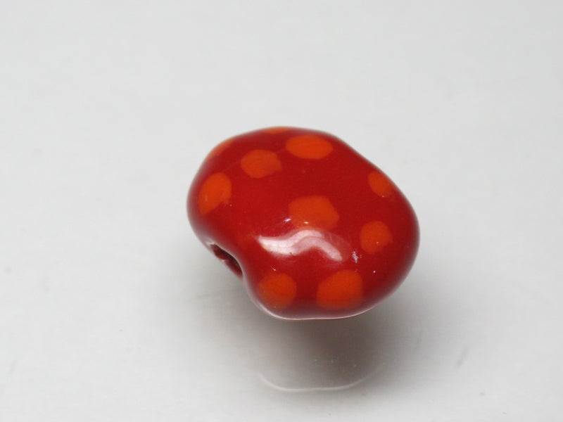 TOKO-BEADS KZ137-03 Kenyan ceramic bead 13mm KZ137-03 ケニアセラミックビーズ 13mmKazuri カズリビーズ Asian bead & African bead  Handmade,Lampeork,bead,asia,india,ethnic,parts,accessory,beads とんぼ玉,ビーズ,トンボ玉,アジア,インド,エスニック,手作り,パーツ,アクセサリー