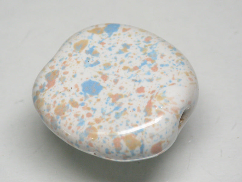 TOKO-BEADS KZ141-02 Kenyan ceramic bead 22mm KZ141-02 ケニアセラミックビーズ 22mmKazuri カズリビーズ Asian bead & African bead  Handmade,Lampeork,bead,asia,india,ethnic,parts,accessory,beads とんぼ玉,ビーズ,トンボ玉,アジア,インド,エスニック,手作り,パーツ,アクセサリー