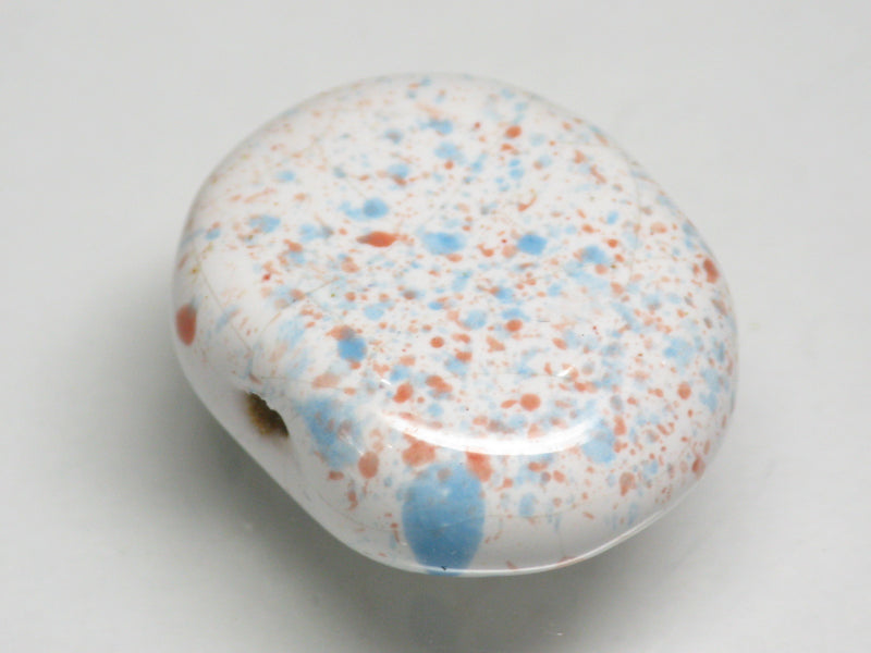 TOKO-BEADS KZ141-03 Kenyan ceramic bead 23mm KZ141-03 ケニアセラミックビーズ 23mmKazuri カズリビーズ Asian bead & African bead  Handmade,Lampeork,bead,asia,india,ethnic,parts,accessory,beads とんぼ玉,ビーズ,トンボ玉,アジア,インド,エスニック,手作り,パーツ,アクセサリー